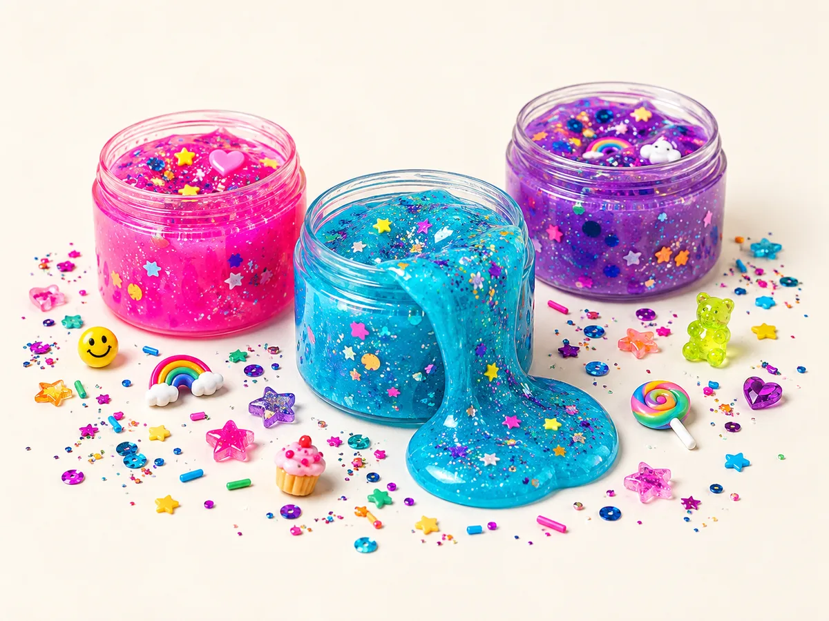 Slime Bar — Mix it. Stretch it. Add your favorite charms.